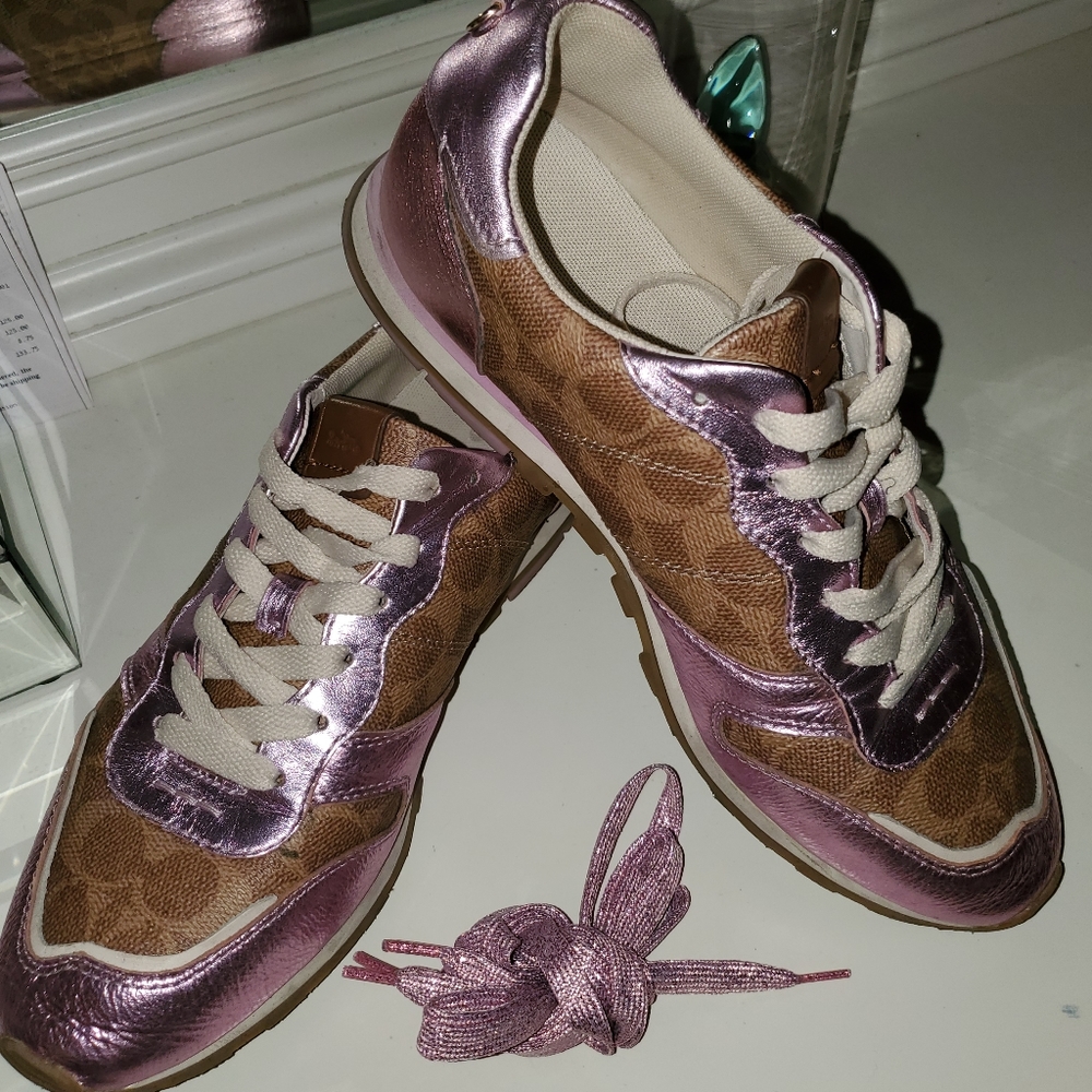 Coach sneakers size 10